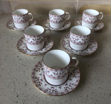 service café tasse soucoupe royal crown derby brittany