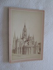 PHOTO  BAYEUX - vue de la cathedrale [Env 165X110 Circa 1870]