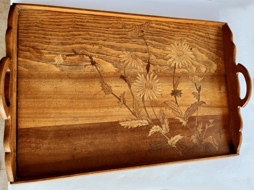 Plateau service marqueterie - de,