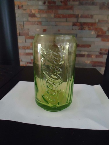 Ancien verre coca forme de - ,