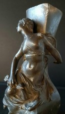Sculpture étain signé - étain,