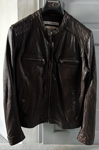 Blouson cuir homme redskins - blouson,