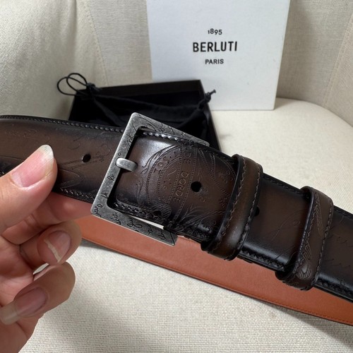 Berluti leather belt - berluti,