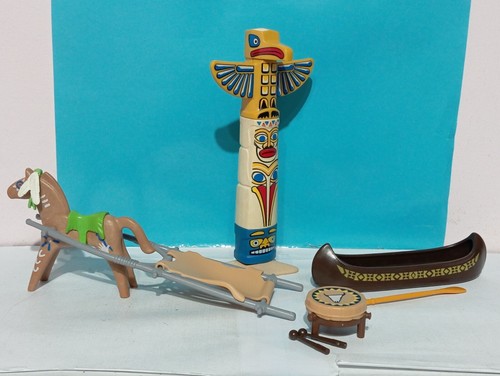 Playmobil lot indien totem - playmobil,