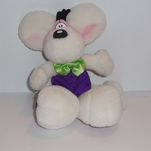 Doudou souris diddl violet - souris,