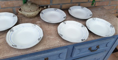 Lot assiettes creuses - assiettes,
