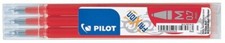 Etui de 3 recharges stylo Roller PILOT FRIXION 07 Rouge