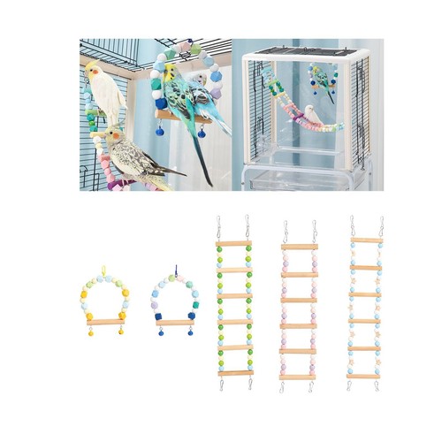 Cage oiseaux bois - à, en