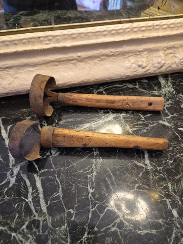 Paire anciens racloirs de - d’anciens,