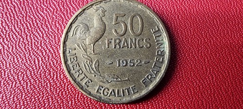 Francs 1952 france - france,