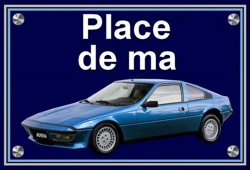 Plaque place ma matra - ",