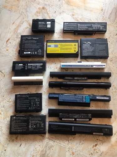 Lot batterie ordinateur - 15,