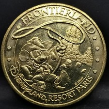 JETON TOURISTIQUE MDP 2008 FRONTIERLAND DISNEYLAND RESORT PARIS / MEDAILLE 34 mm