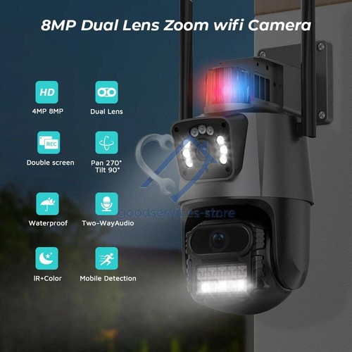 Dual lens wifi security - 4k,
