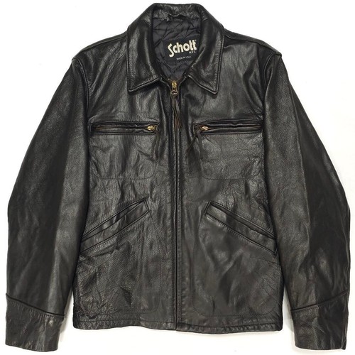 Schott veste cuir biker - cuir,