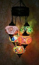 Lustre plafonnier suspendu en