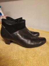 Bottines Cuir Femme Mephisto Noires 41