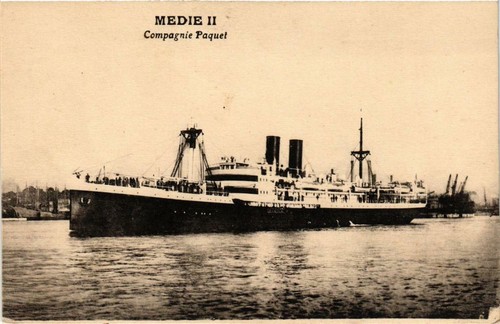 Cpa paquebot medie iii - ak,