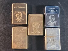 LOT DE 5 ZIPPO PERSONNAGE B L