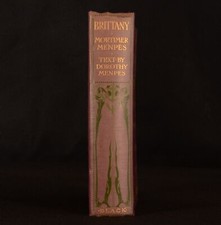 1912 Brittany Mortimer Menpes Adam and Charles Black Travel Illustrated