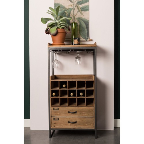 Armoire bar vin vintage - bar,
