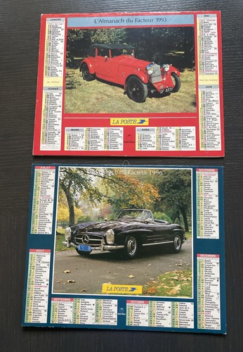 Lot calendriers almanach - de,