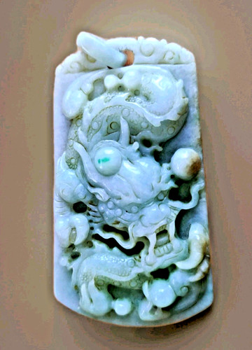 Jade chinois ancien décor - chinois,