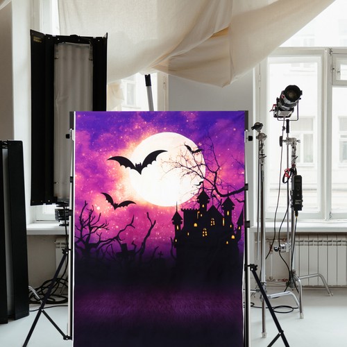 Halloween photographie fond - ,