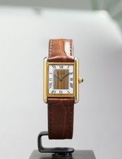 Cartier Tank Vermeil Trinity Roman Fullset Vintage