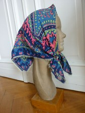 Foulard femme vintage