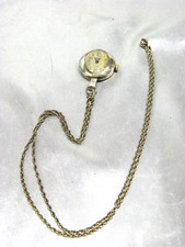 ANCIENNE MONTRE FEMME PENDENTIF RP ARGENT MASSIF 800 POINÇON CYGNE SILVER  WATCH