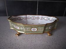 coupe .jardinière sur  pied  verte décor intérieur Louis XVI 