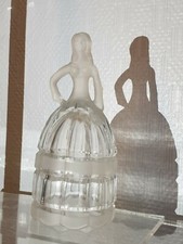 Clochette de table Femme Cristal Vintage très rares ! TBE Manque Clochette 