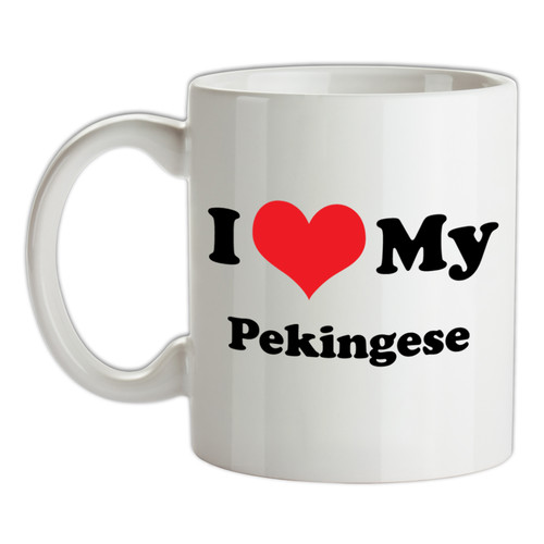 Love mon pékinois tasse - love,