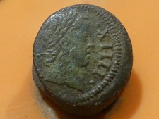 LOUIS XIV - DENIER TOURNOIS - 1649 A - RARE, DE QUALITE & FORTEMENT DECENTREE !