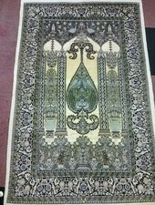 Tapis en soie persan antique