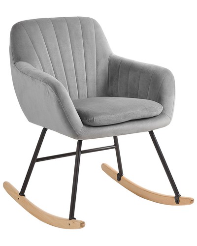 Beliani chaise bascule - à,