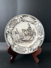 Assiette. Militaire. Hussards