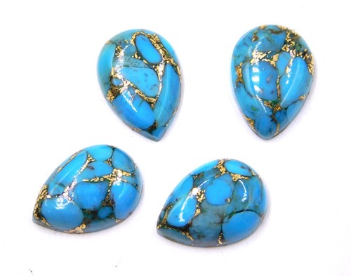 Naturel bleu cuivre turquoise - bleu,