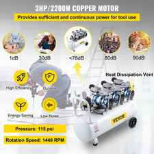 VEVOR Chuchoteur Compresseur