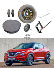 Roue de secours Galette 17'' pour NISSAN JUKE avec Cric Clé Vis Gants et Housse