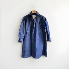 manteau blouse de peintre Yves Saint Laurent rive gauche Paris M bleu de Chauffe
