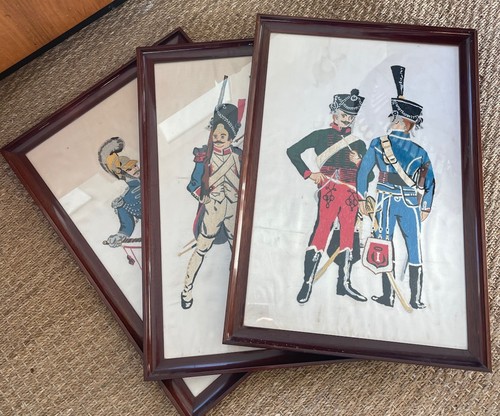 Cadres tableau broderie soie - 3,