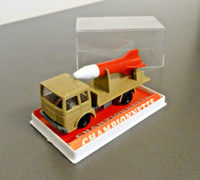 CAMION PORTE FUSEE SAVIEM SM 1/100 CHAMPIONNETTE SAPHIR CHAMPION boite 1975 TBE