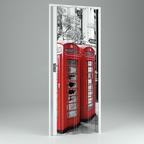 Porte accordèon pvc - porte,