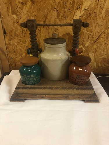 Ancien service moutarde - ancien, a