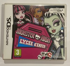 N1018 JEU PAL FR CONSOLE NINTENDO DS : MONSTER HIGH, LYCEE D’ENFER @ PROMO !!