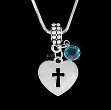 Coeur Croix Collier Faith En