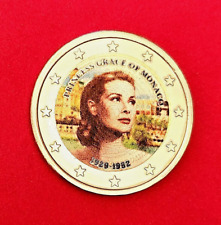 2 euro 2024 COLOREE DE LA "PRINCESSE GRACE KELLY "NON CIRCULE/une affaire en or