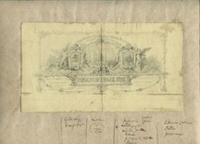 Dessin - Maquette pour la couverture de L'Indicateur des chemins de fer Chaix